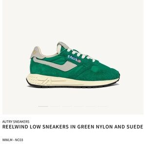 Autry Women's Reelwind Low Green Sneakers size EU 38